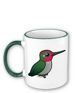 Birdorable Anna's Hummingbird Ringer Mug