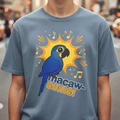 macaw-some! T-Shirt on Etsy