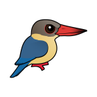 Thumbnail of Birdorable Stork-billed Kingfisher 