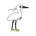 Thumbnail of Birdorable Little Egret 