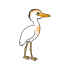 Thumbnail of Birdorable Cattle Egret 