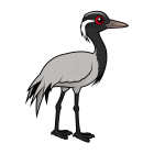 Thumbnail of Birdorable Demoiselle Crane 