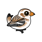 Thumbnail of Birdorable Snow Bunting 