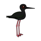 Thumbnail of Birdorable Black Stilt 
