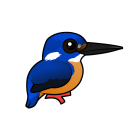 Thumbnail of Birdorable Azure Kingfisher 