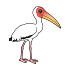 Thumbnail of Birdorable Milky Stork 