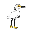 Thumbnail of Birdorable Snowy Egret 