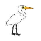 Thumbnail of Birdorable Great Egret 