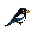 Thumbnail of Birdorable Yellow-billed Magpie 