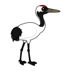 Thumbnail of Birdorable Red-crowned Crane 