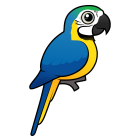 Thumbnail of Birdorable Blue-and-yellow Macaw 