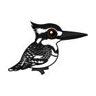 Thumbnail of Birdorable Pied Kingfisher 