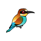 Thumbnail of Birdorable European Bee-eater 