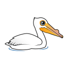 Thumbnail of Birdorable American White Pelican 