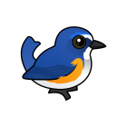Thumbnail of Birdorable Red-flanked Bluetail 