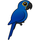 Thumbnail of Birdorable Hyacinth Macaw 