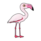 Thumbnail of Birdorable Greater Flamingo 