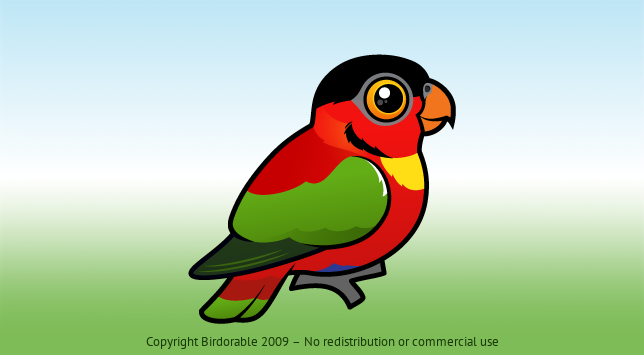 Birdorable Yellow-bibbed Lory 