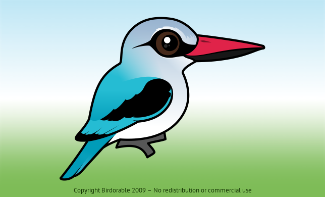 Birdorable Woodland Kingfisher 