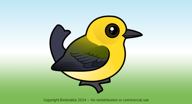 Birdorable Prothonotary Warbler 