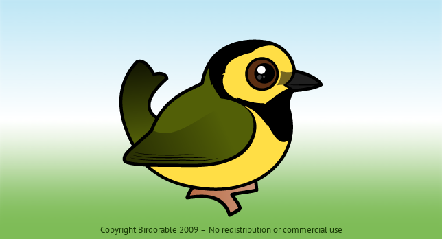 Birdorable Hooded Warbler 