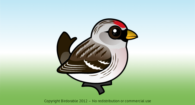 Birdorable Hoary Redpoll 