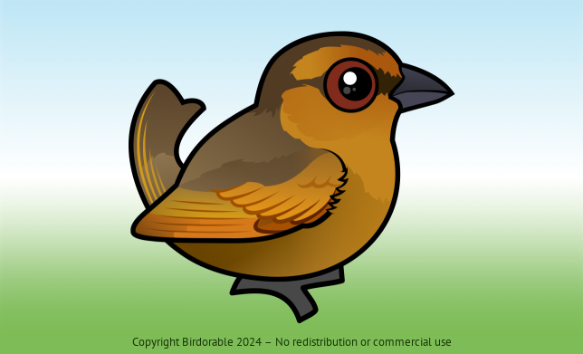 Birdorable Brown Tanager 