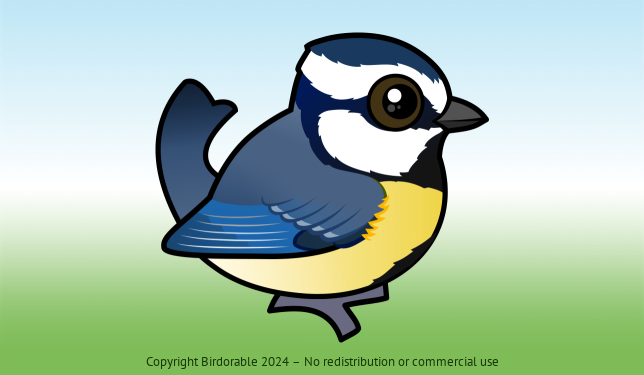 Birdorable African Blue Tit 