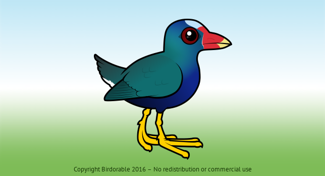 Birdorable Purple Gallinule 