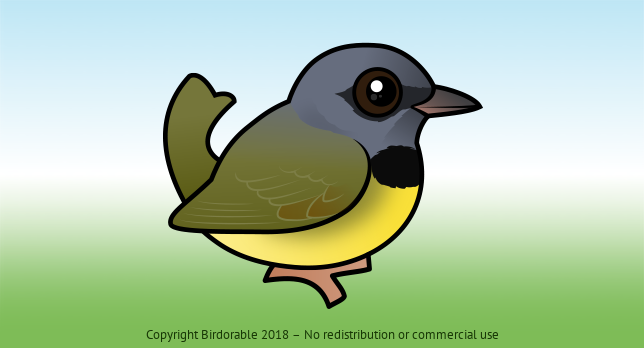 Birdorable Mourning Warbler 