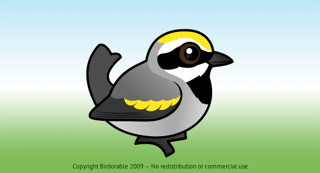 Birdorable Golden-winged Warbler 
