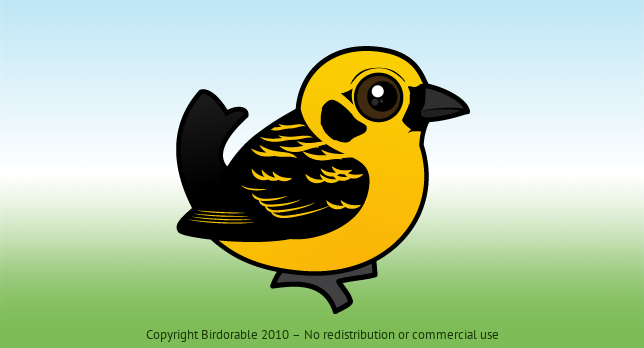 Birdorable Golden Tanager 