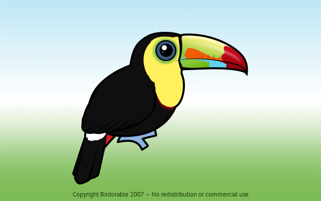 Birdorable Keel-billed Toucan 