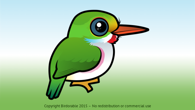 Birdorable Cuban Tody 