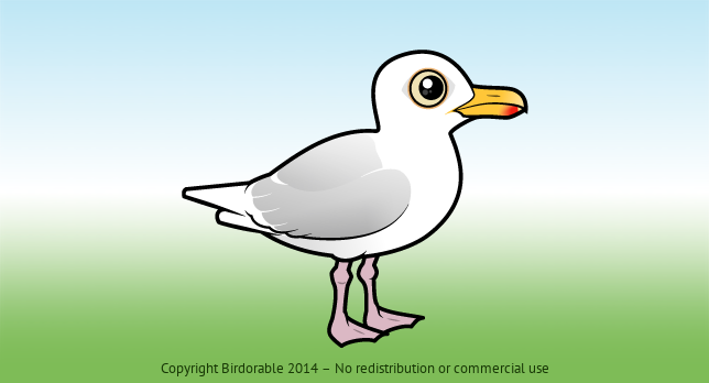 Birdorable Glaucous Gull 