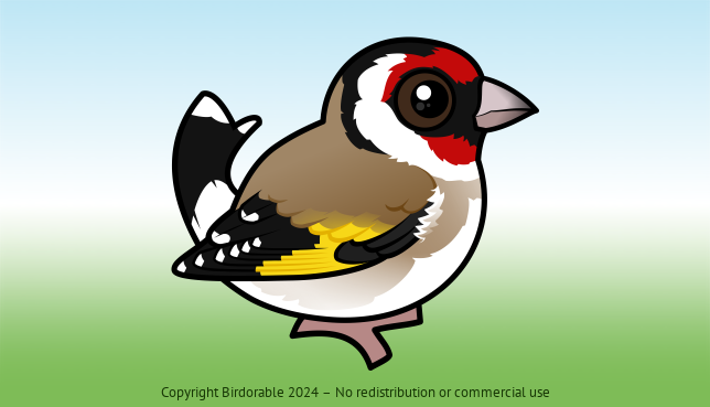 Birdorable European Goldfinch 