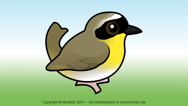 Birdorable Common Yellowthroat Male