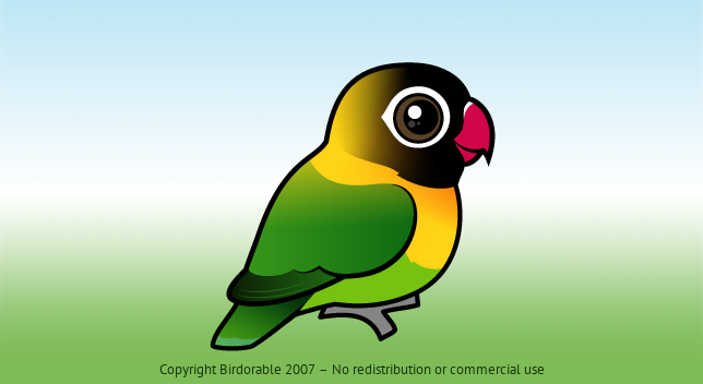 Birdorable Yellow-collared Lovebird 
