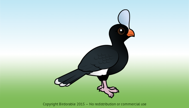 Birdorable Helmeted Curassow 