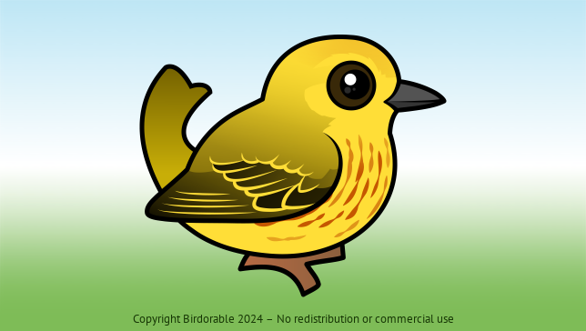 Birdorable Yellow Warbler Male