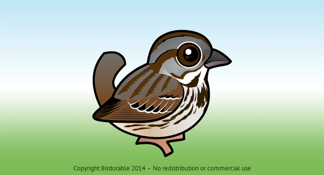 Birdorable Song Sparrow 