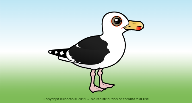Birdorable Great Black-backed Gull 