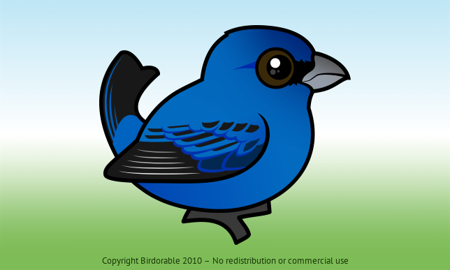 Birdorable Indigo Bunting Male
