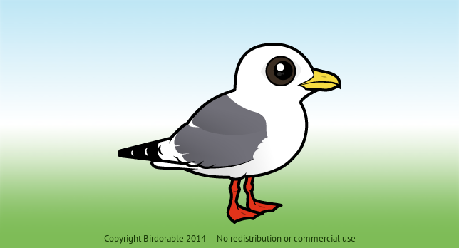 Birdorable Red-legged Kittiwake 