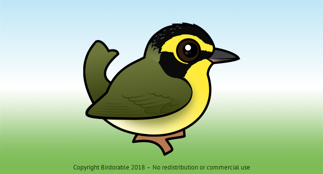 Birdorable Kentucky Warbler 