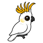 Thumbnail of Birdorable Yellow-crested Cockatoo Raised Crest