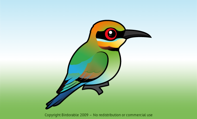 Birdorable Rainbow Bee-eater 