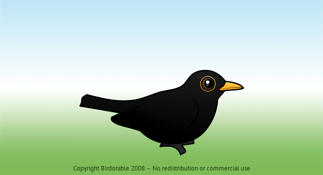 Birdorable Blackbird 