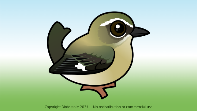 Birdorable Black-throated Blue Warbler Female