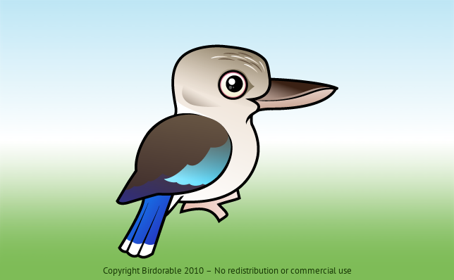 Birdorable Blue-winged Kookaburra 